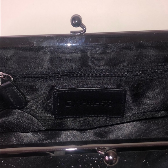 Black Beaded Express Clutch - Picture 5 of 10